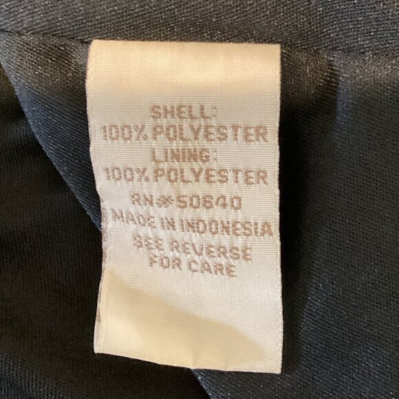 Jonathan Martin Surplice Ruffle Neck Faux Wrap Dress Black Polka Dot Sz 8 #278A - Picture 8 of 9